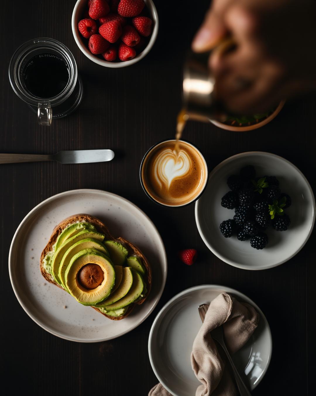 Morning brunch ritual